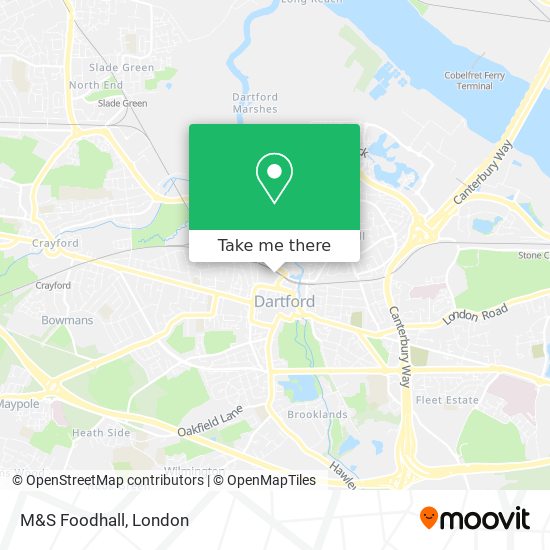 M&S Foodhall map