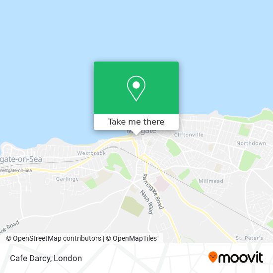 Cafe Darcy map