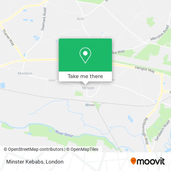 Minster Kebabs map