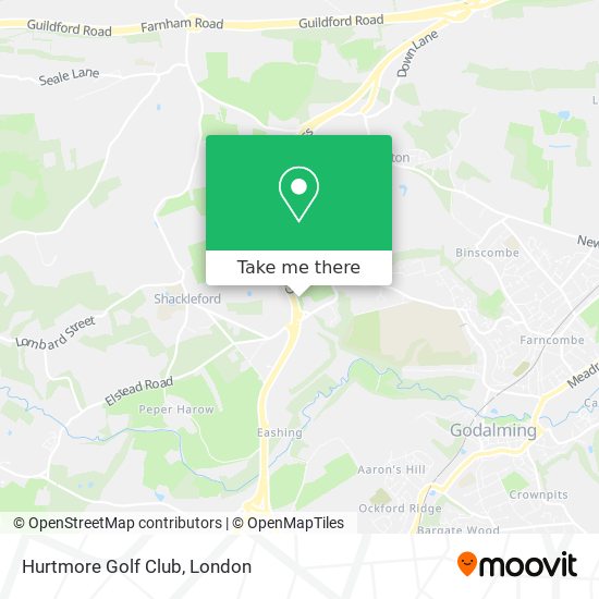 Hurtmore Golf Club map