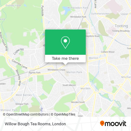 Willow Bough Tea Rooms map