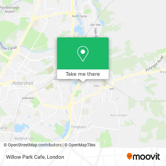 Willow Park Cafe map