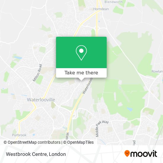 Westbrook Centre map
