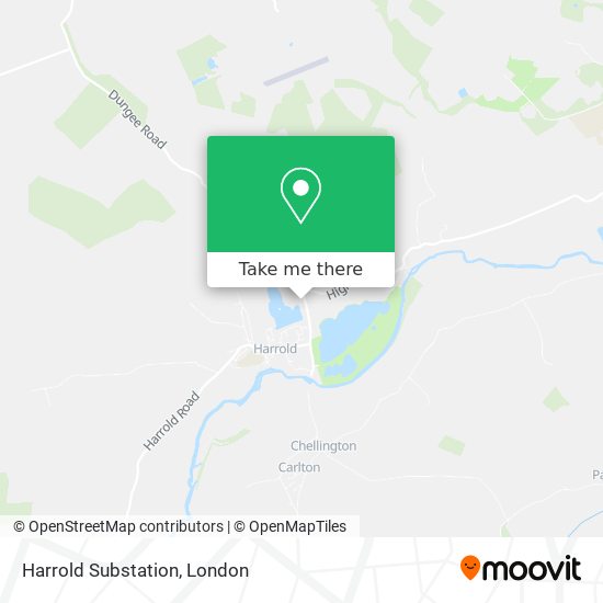 Harrold Substation map