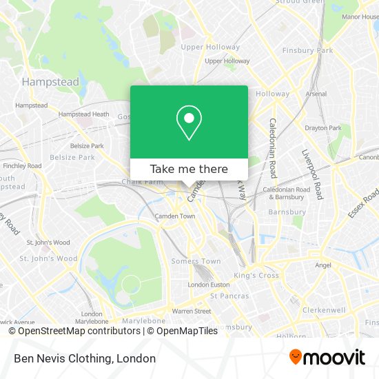 Ben Nevis Clothing map