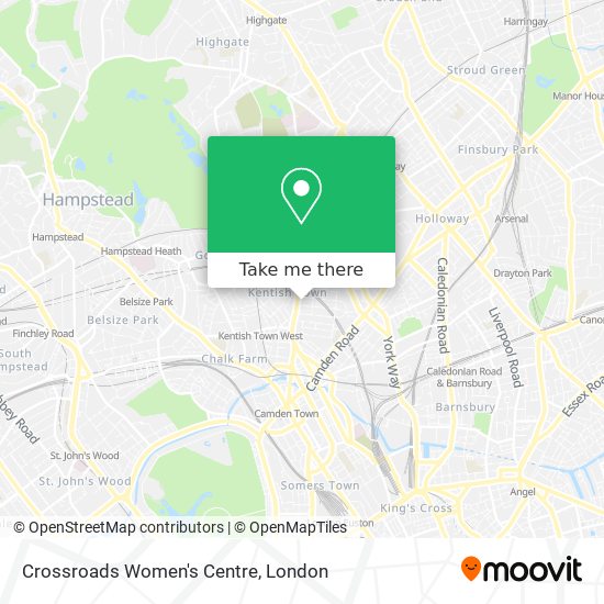 Crossroads Women's Centre map