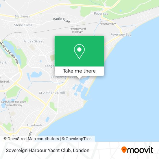 Sovereign Harbour Yacht Club map