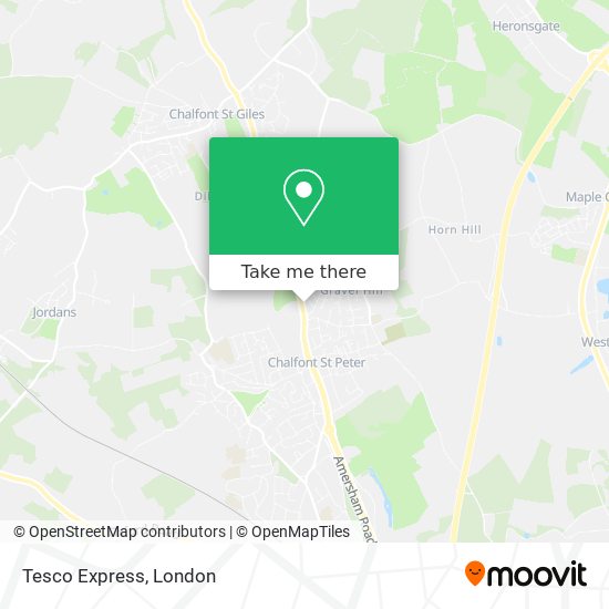 Tesco Express map