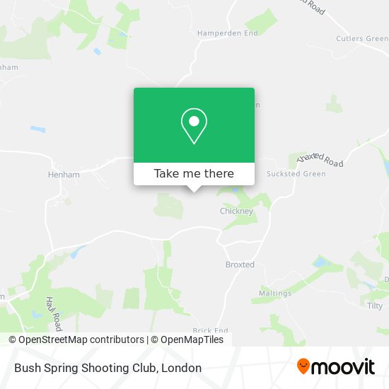 Bush Spring Shooting Club map