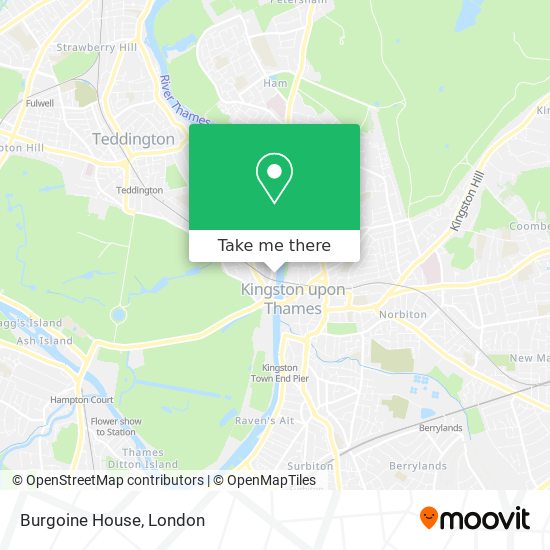 Burgoine House map