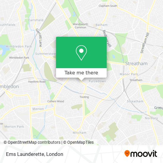 Ems Launderette map