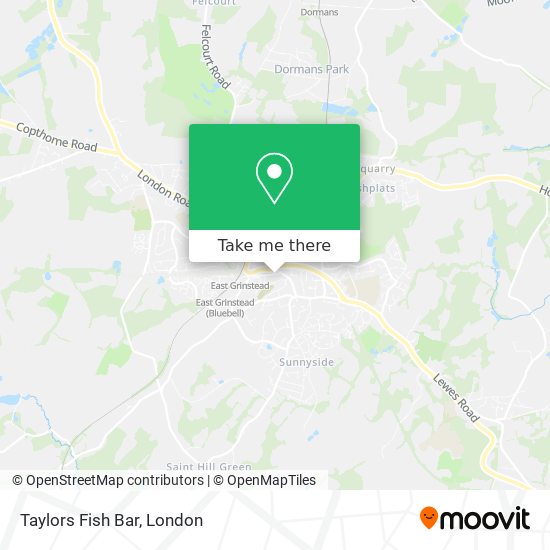 Taylors Fish Bar map
