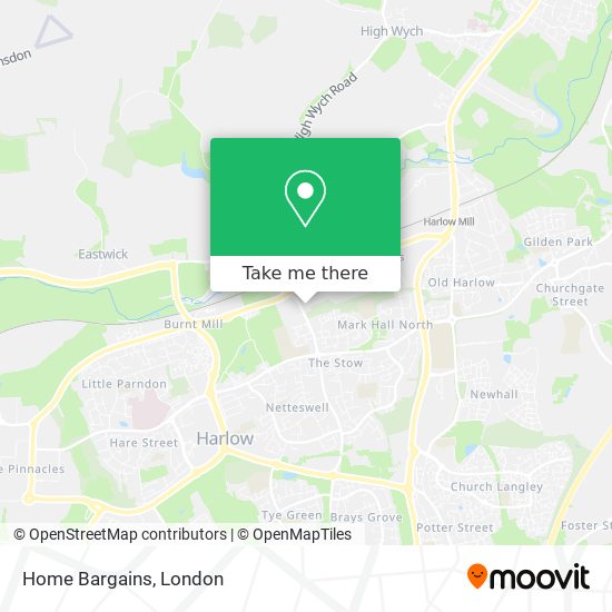 Home Bargains map