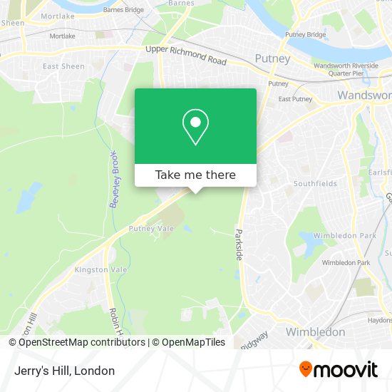 Jerry's Hill map