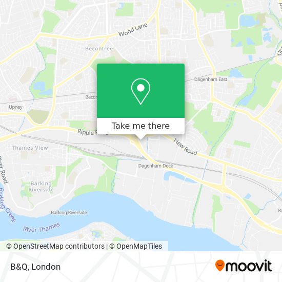 B&Q map