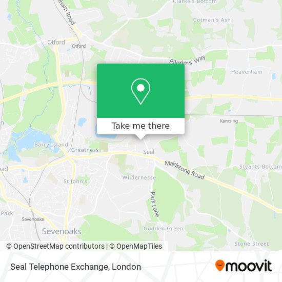 Seal Telephone Exchange map