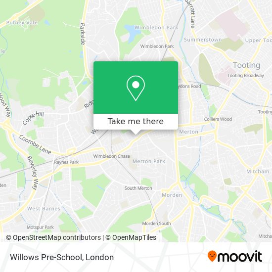 Willows Pre-School map