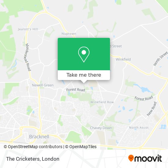The Cricketers map