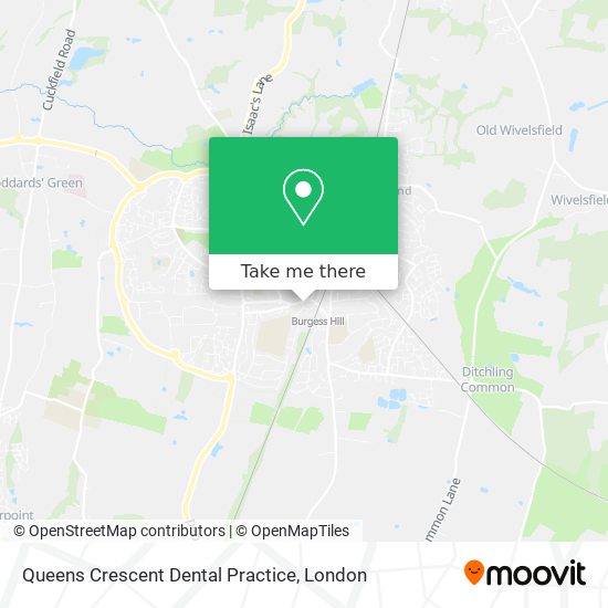 Queens Crescent Dental Practice map