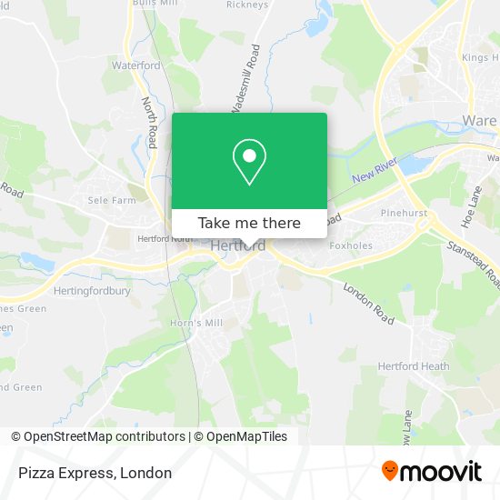 Pizza Express map