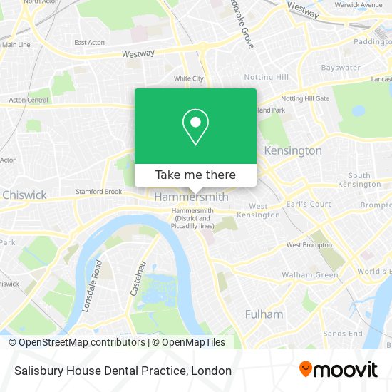 Salisbury House Dental Practice map