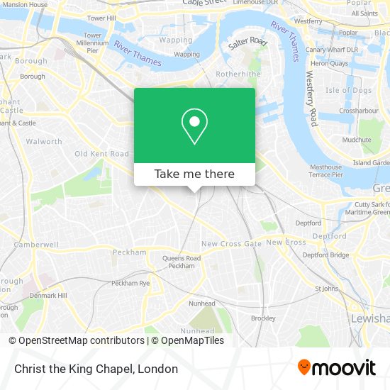 Christ the King Chapel map