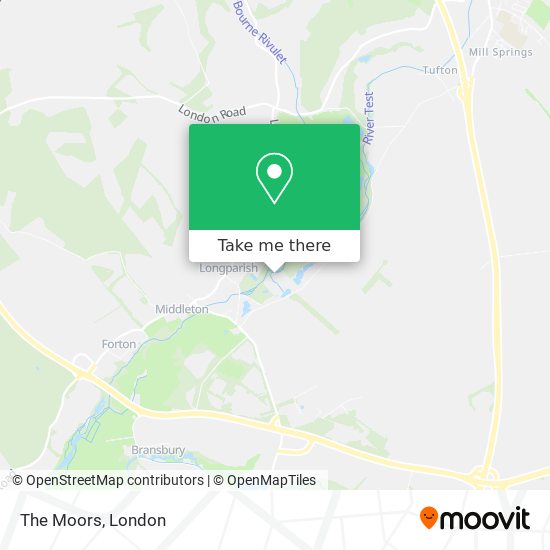 The Moors map