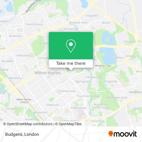 Budgens map
