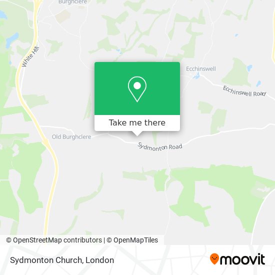 Sydmonton Church map