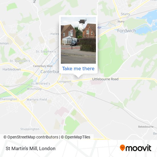 St Martin's Mill map