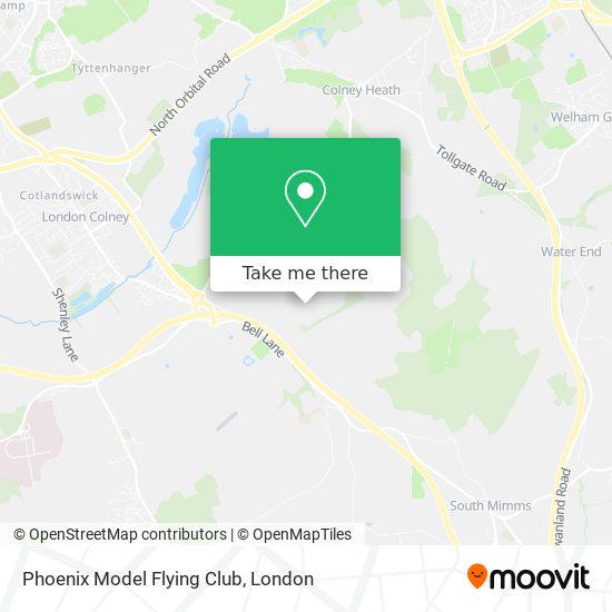 Phoenix Model Flying Club map