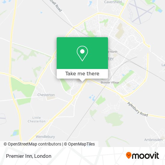 Premier Inn map