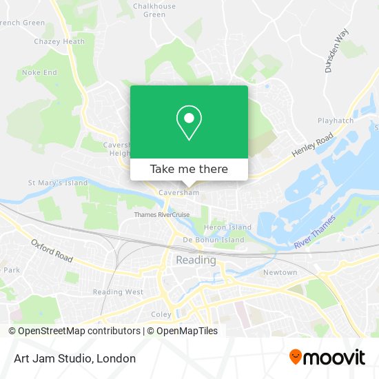 Art Jam Studio map