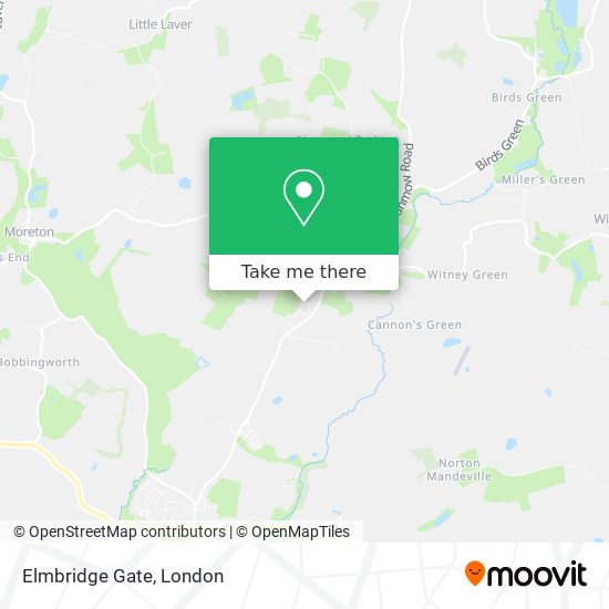 Elmbridge Gate map