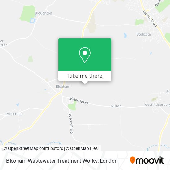 Bloxham Wastewater Treatment Works map