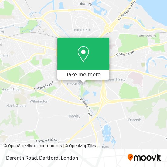 Darenth Road, Dartford map