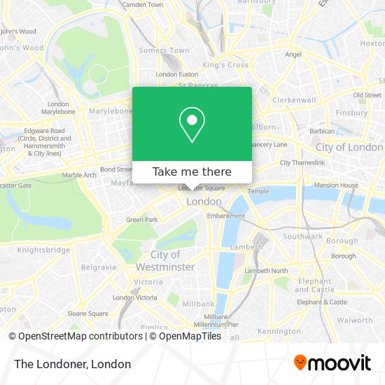 The Londoner map