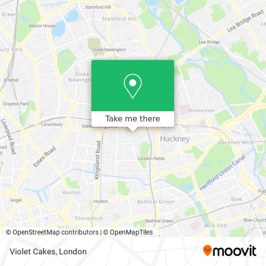 Violet Cakes map