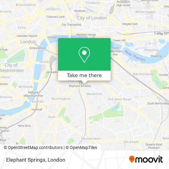 Elephant Springs map