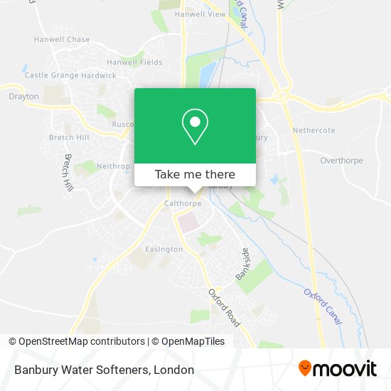 Banbury Water Softeners map