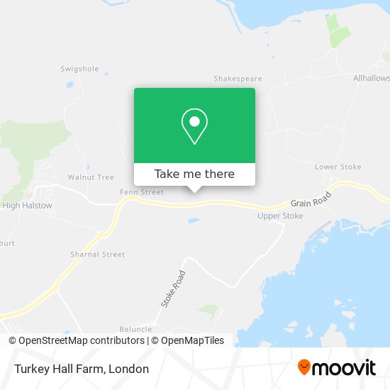 Turkey Hall Farm map