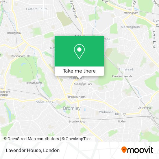 Lavender House map