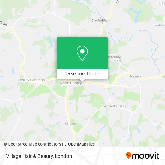 Village Hair & Beauty map