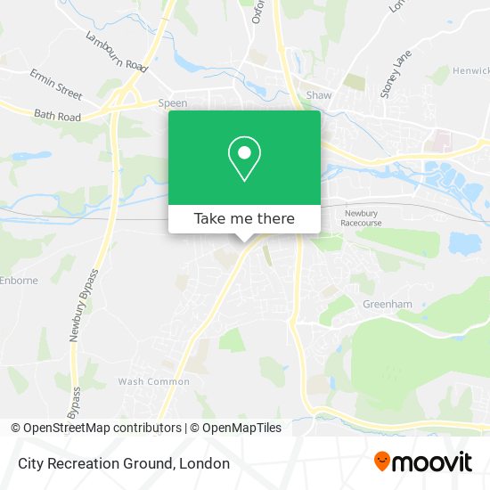 City Recreation Ground map