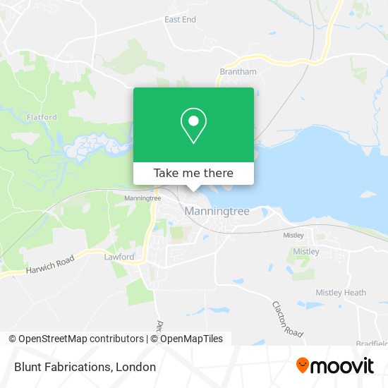 Blunt Fabrications map