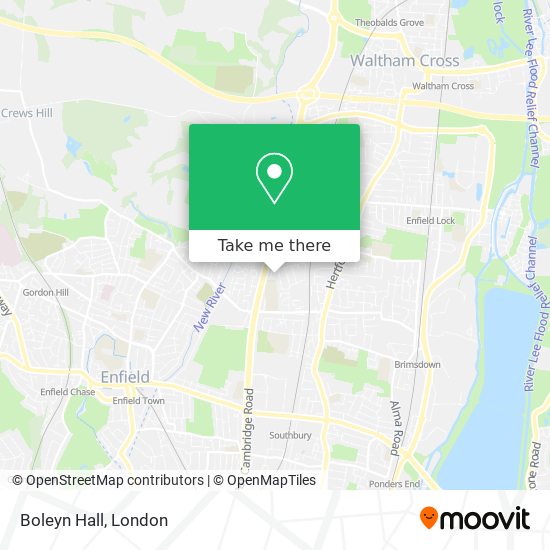 Boleyn Hall map