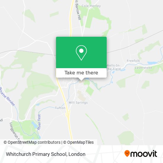 Whitchurch Primary School map