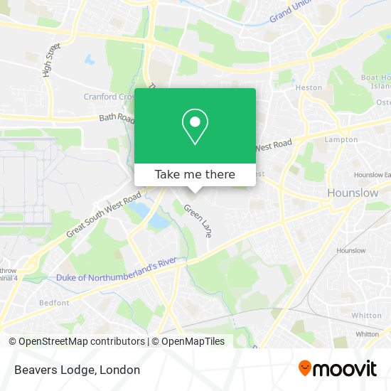 Beavers Lodge map