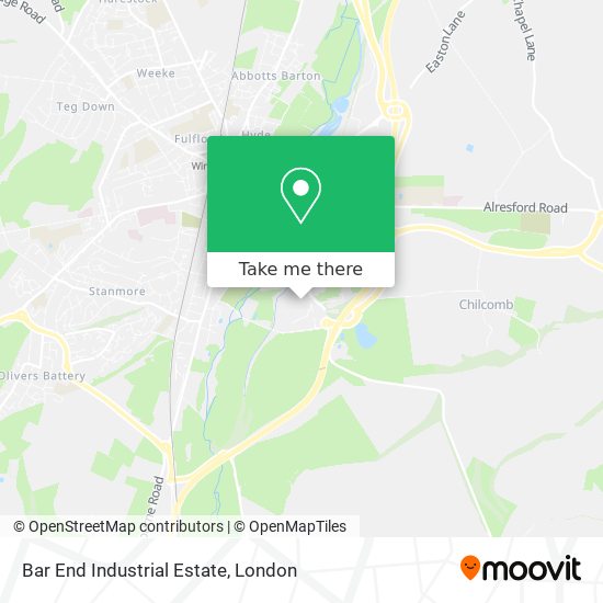 Bar End Industrial Estate map