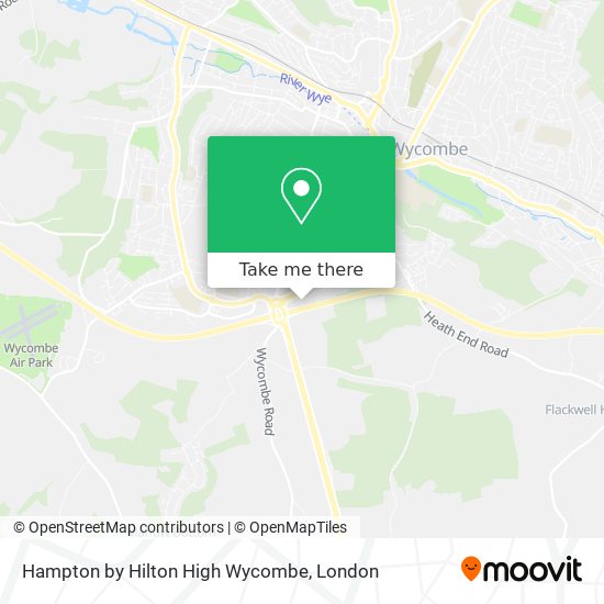 Hampton by Hilton High Wycombe map